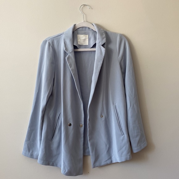 Baby blue blazer - Size XS, fits like SM - Picture 3 of 4